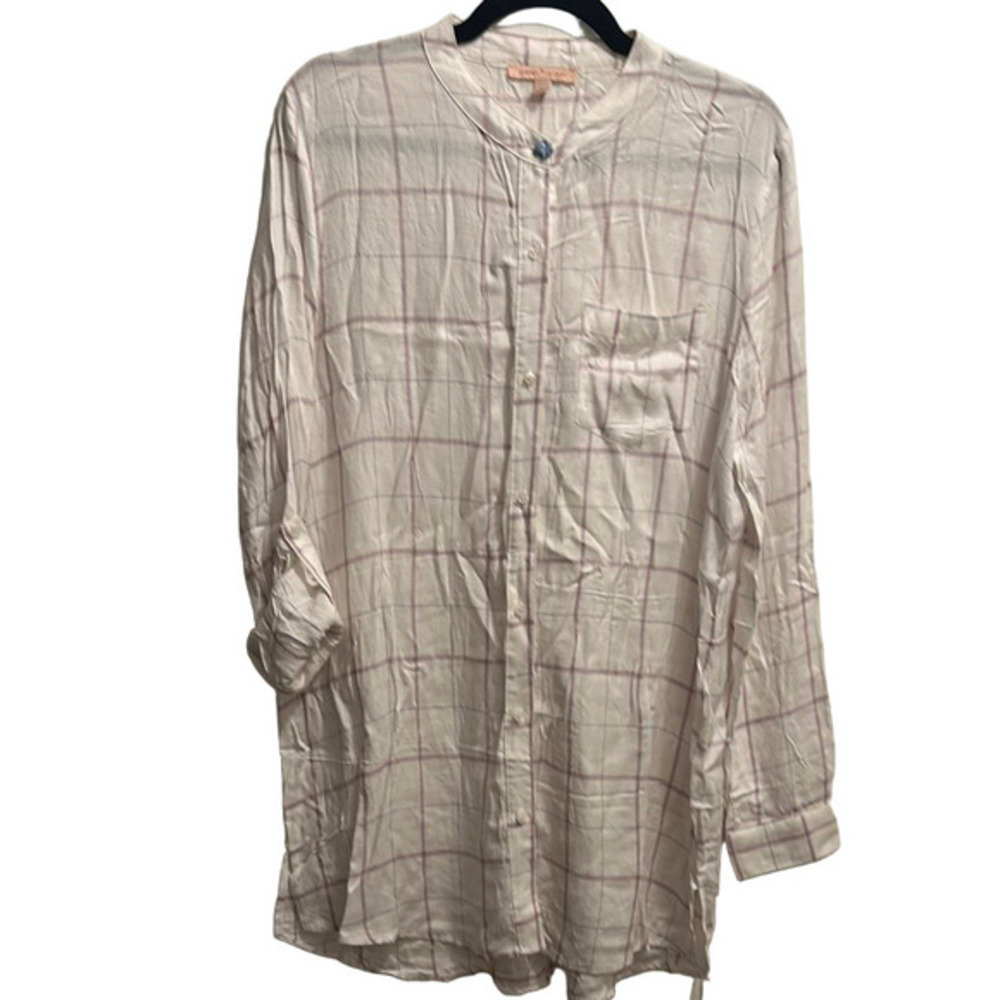 Gibson Latimer White and Pink Button Down Shirt